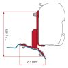 Fiamma Ford Custom Van Bracket Kit For F45s Awning 2.6m 2 Fiamma Ford Custom Van Bracket Kit For F45s Awning 2.6m -Bestway Shop fiamma kit f45 ford custom 98655z025 39590.1538989202