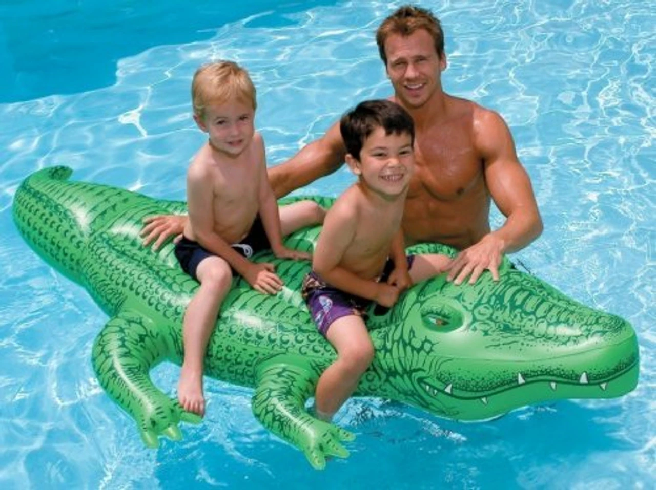 Intex Children's Inflatable Ride On Swimming Pool Gator Toy Intex Children's Inflatable Ride On Swimming Pool Gator Toy -Bestway Shop gator giant 82957.1403693709