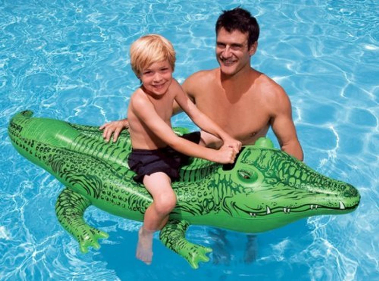 Intex Children's Inflatable Ride On Swimming Pool Gator Toy Intex Children's Inflatable Ride On Swimming Pool Gator Toy -Bestway Shop gator small 87039.1403693709
