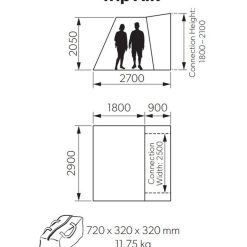 Kampa Trip AIR Drive Away Awning For Campervans & VW 7 Kampa Trip AIR Drive Away Awning For Campervans & VW -Bestway Shop kampa trip air measurements 29734.1654764751