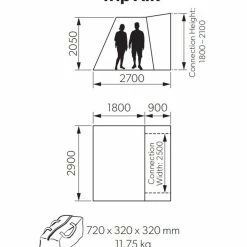 Kampa Trip AIR Drive Away Awning For Campervans & VW 13 Kampa Trip AIR Drive Away Awning For Campervans & VW -Bestway Shop kampa trip air measurements 29734.1654764751