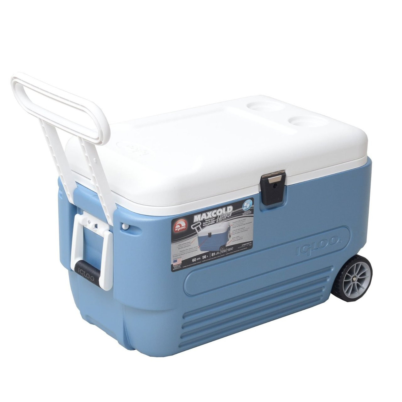 Igloo MaxCold 60 Roller Cool Box Wheeled Ice Chest Igloo MaxCold 60 Roller Cool Box Wheeled Ice Chest -Bestway Shop