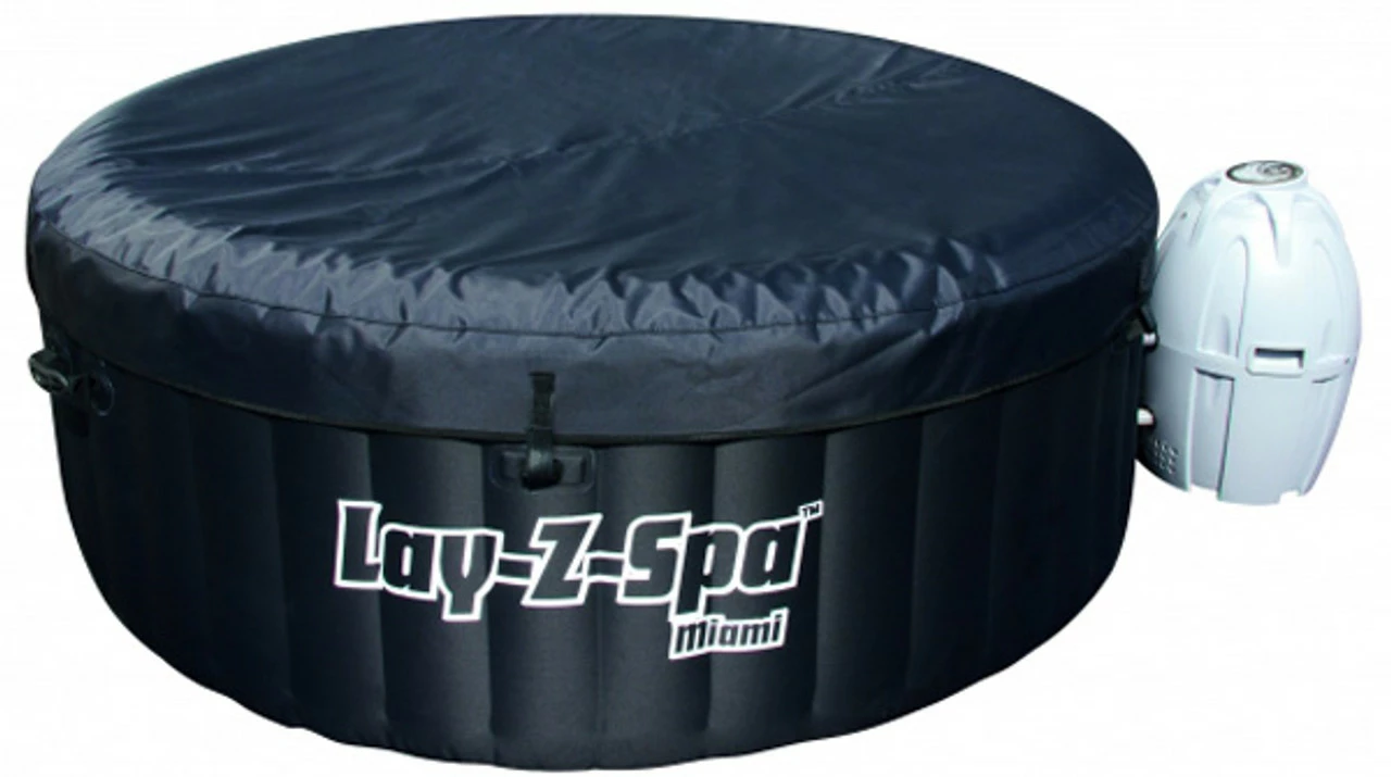Bestway Lay-Z-Spa Miami Inflatable Jacuzzi Style Portable Hot Tub 4 Bestway Lay-Z-Spa Miami Inflatable Jacuzzi Style Portable Hot Tub - Image 2