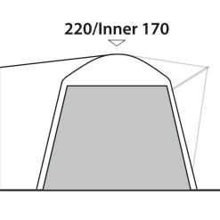 Outwell Inner Tent For Milestone Bremburg Linnburg & Starville Awnings -Bestway Shop outwell bremburg 3 29522.1634655032