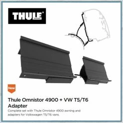 Thule Omnistor 4900 VW T5/T6 Campervan Awning And Bracket Kit 13 Thule Omnistor 4900 VW T5/T6 Campervan Awning And Bracket Kit -Bestway Shop t5t6 adapterbracket 90117.1553002975