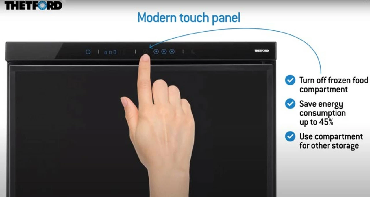 Thetford T2090 90L Caravan Motorhome Compressor Fridge (Curved Rear) 6 Thetford T2090 90L Caravan Motorhome Compressor Fridge (Curved Rear) - Image 4