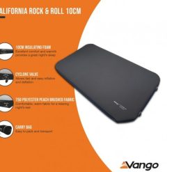 Vango California Rock & Roll 10cm Self Inflating Mattress -Bestway Shop vango california campervan mattress 27777.1638807018
