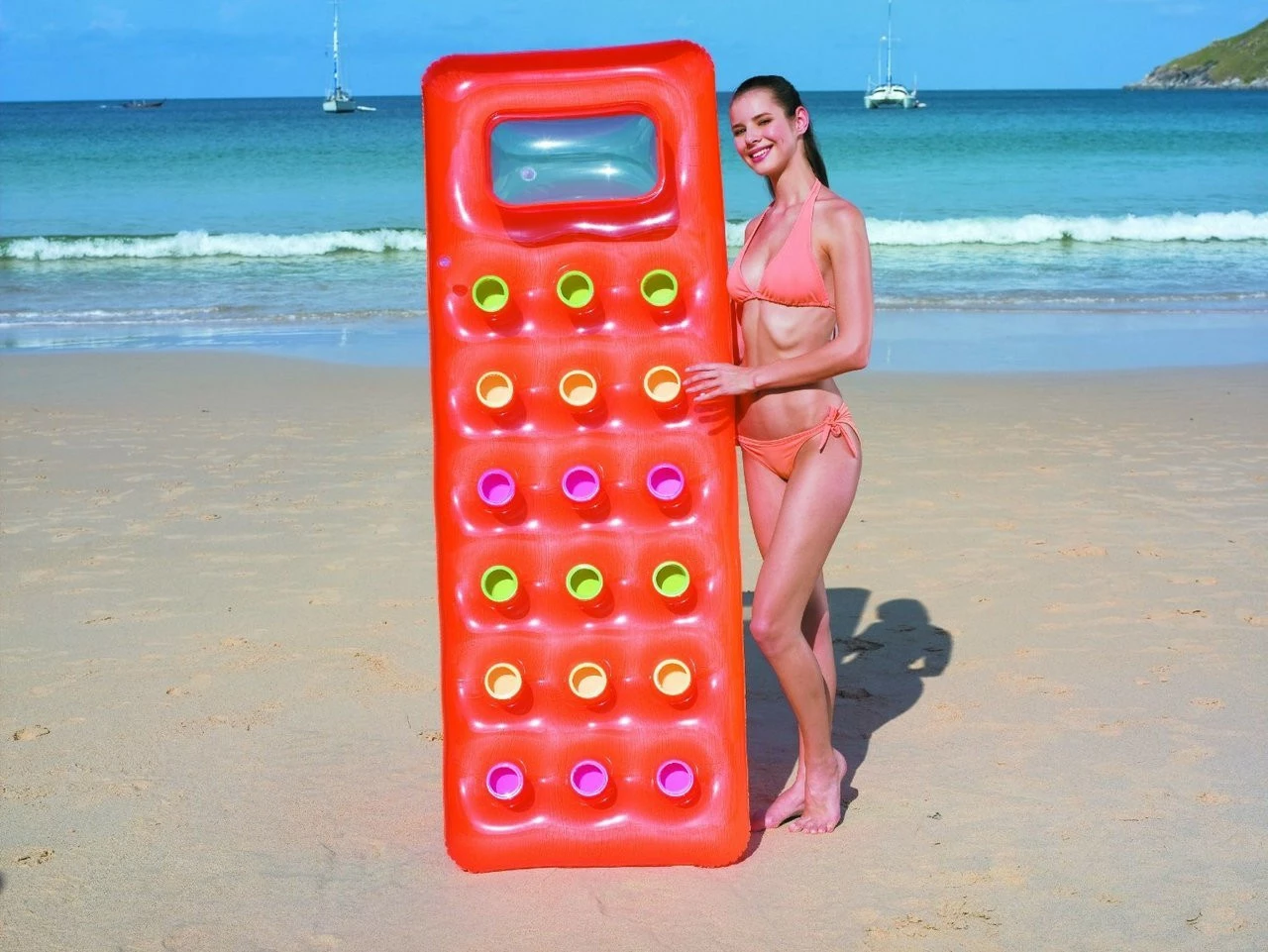 Inflatable 18 Pocket Fashion Lounger Pool Window Lilo Bestway Inflatable 18 Pocket Fashion Lounger Pool Window Lilo -Bestway Shop window2 09306.1403789056